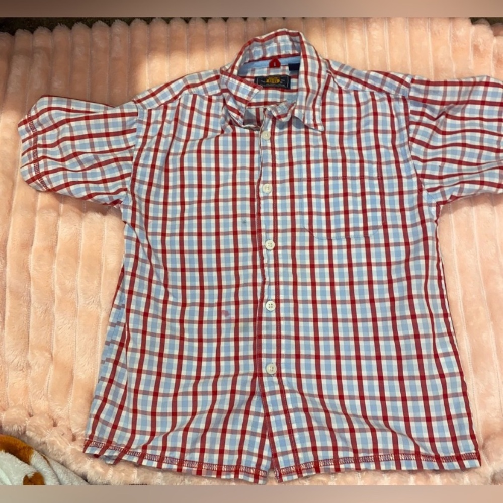Route 66 Plaid Button up